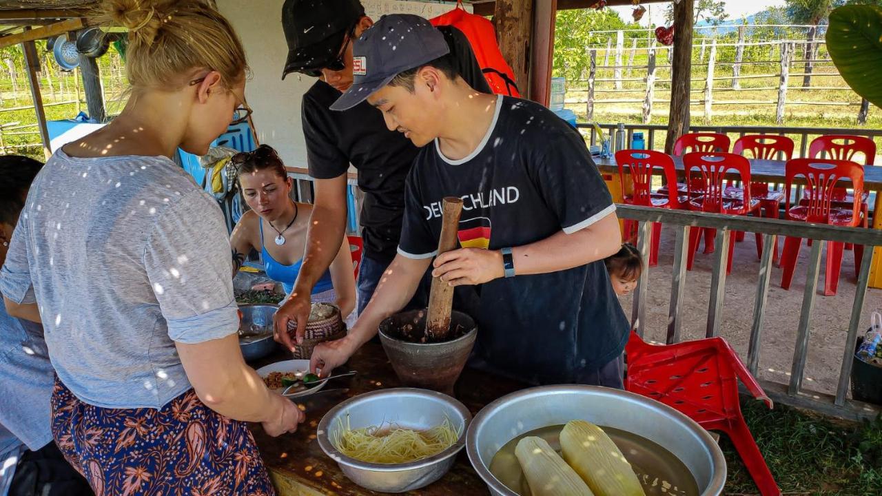 Vera Sunset Homestay Local Experience With Lao Family เมืองโขง ภายนอก รูปภาพ
